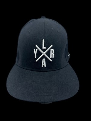 Young & Reckless Y&R LA Los Angeles Snapback Hat Black White Logo NWOT 