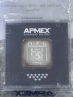 Geiger APMEX 1 oz .999 Silver Square Bar in Sealed Assay Some Toning