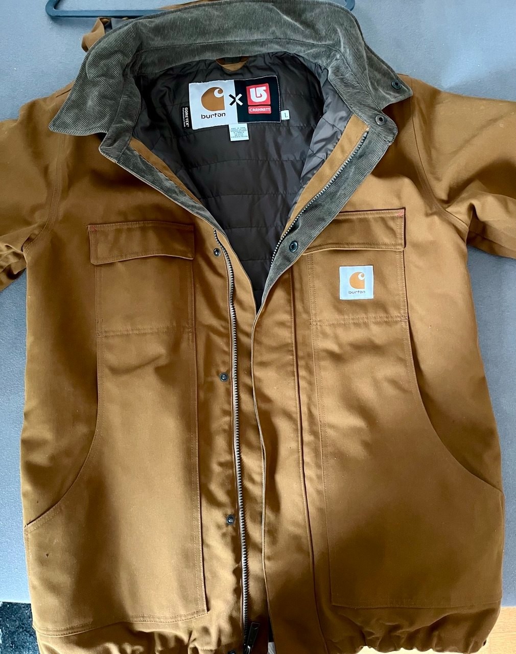 Carhartt WIP x Burton Gore Tex Snowboard Jacket 2011 Size L