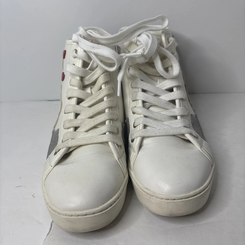 Zapatillas altas ALDO Real Love para mujer EE. UU. 6,5 cremalleras interiores zapatos con cordones Foto 2 de 4