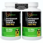 Potassium Iodide Tablets 130mg 120 Count Iodine Radiation Exposure Nuclear Pills