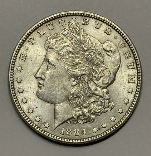 1884 Morgan Silver Dollar (90% Silver) ~ MS+
