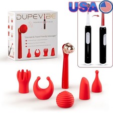 5-in-1 Massage Tool Face Body Silicone Compatible W/ Electric Toothbrush New