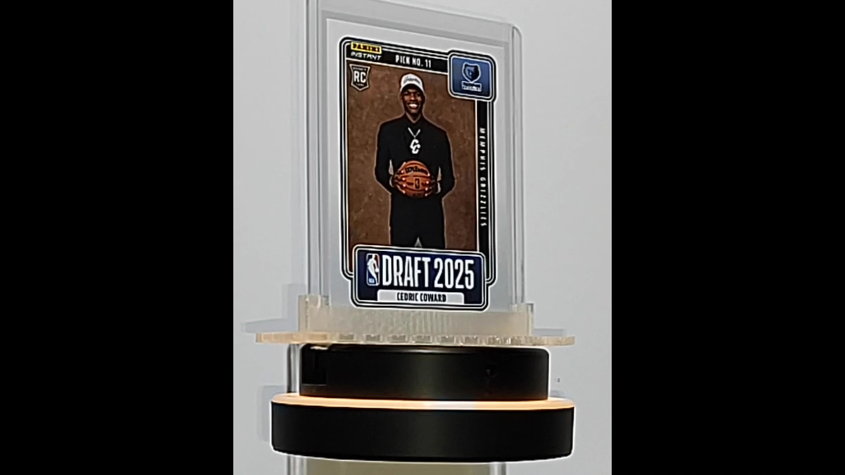 NBA カーター　カード Cedric Coward Rookie 2025-26 Panini NBA #11 Draft Night Card
