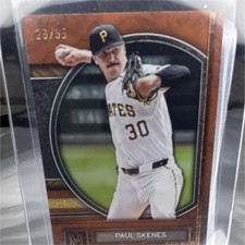 Topps 2025 Museum Collection Paul Skenes Pittsburgh Pirates #9 Bronze 26/35