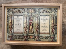 Richters Anker Steinbaukasten Nr. 4 – mit Holzkasten wie neu