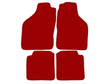 Basic Tappetini per Saab 900 NG II cabrio 1993-1998 Rosso Tappeti