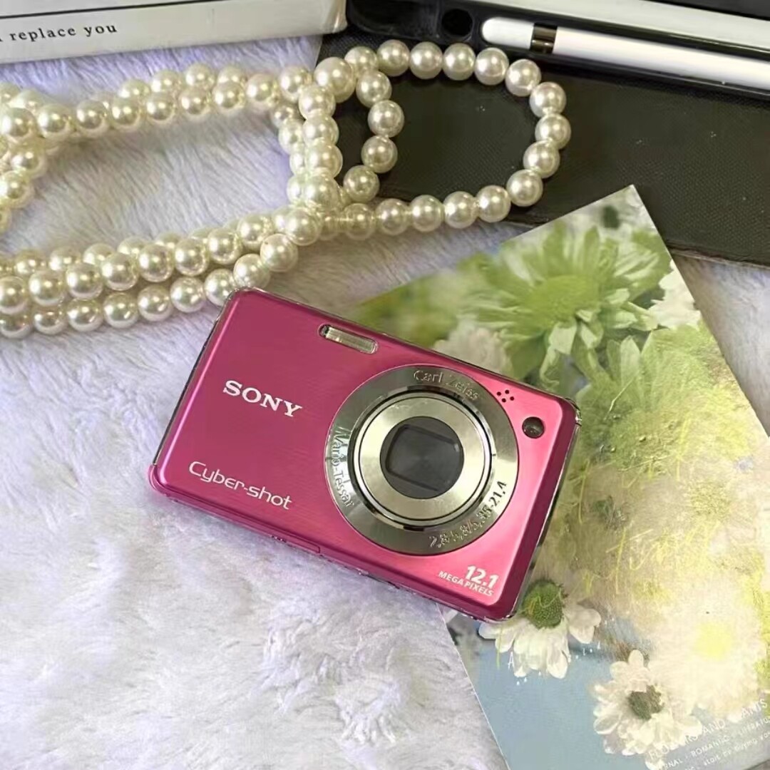 Sony Cyber-Shot DSC-W220 12.1MP CCD Vintage Digital Camera - 90