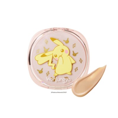Pokemon Wonjungyo Pro Perfecting Cushion Cover P Pikachu 03 21N Light Beige