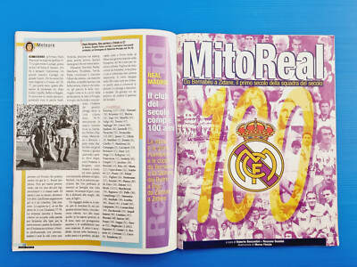 Magazine Guerin Sportivo 10-2002 - Rui Costa, Montella, Miccoli, Real Madrid, Pires, Klose + Film