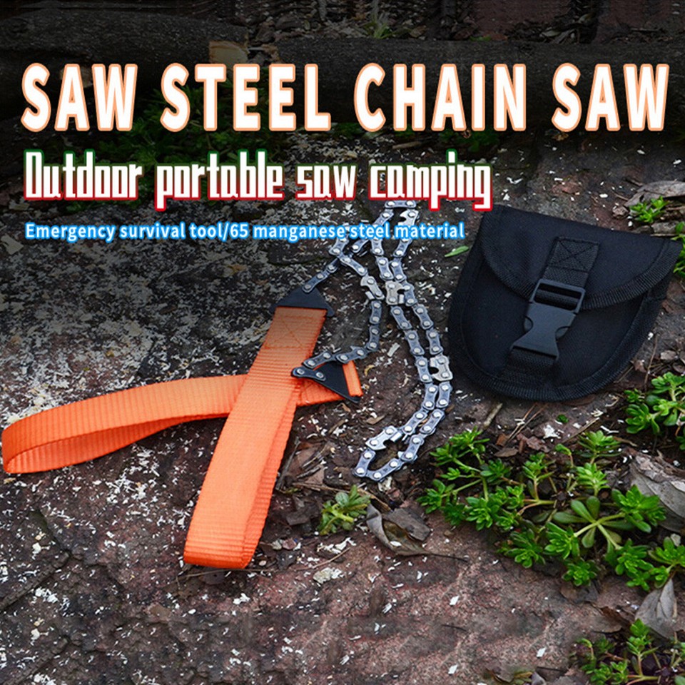 24 Inch Manual Tree Limb Chain Saw Folding Hand Chain Saw Sharp Wood