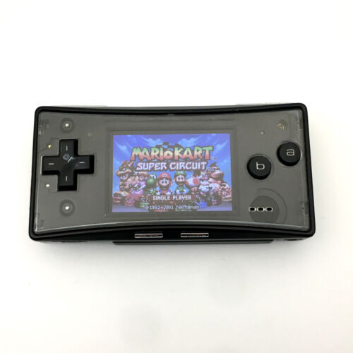 Black Body with Clear Faceplate Used Nintendo Game Boy Micro GBM Game  Console | eBay