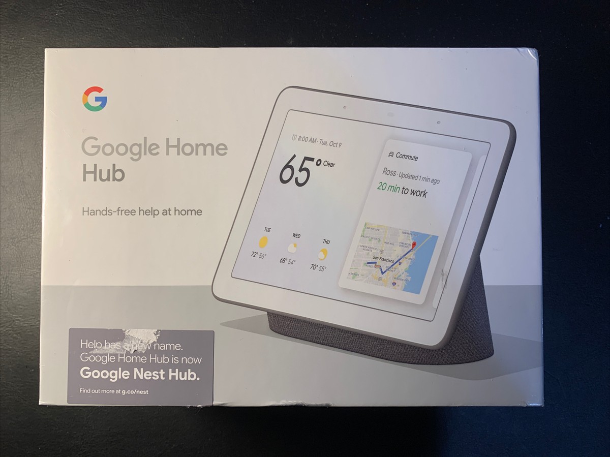 Google Home Nest Hub with Google Assistant GA00515-US