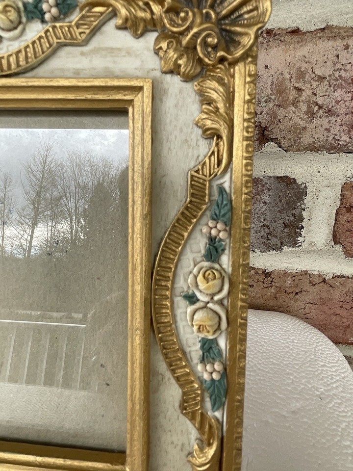 Golden Seashell Rosebud Glam Victorian Picture Frame | eBay
