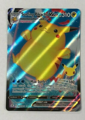 【PSA10】ピィ 25th ANNIVERSARY 009/025 2021 Pokemon Celebrations 25th Anniversary - SURFING PIKACHU VMAX