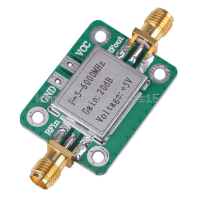 5-6000MHZ RF Broadband Signal Amplifier Power Amplifier Gain 20dB VFH UHF SHF K