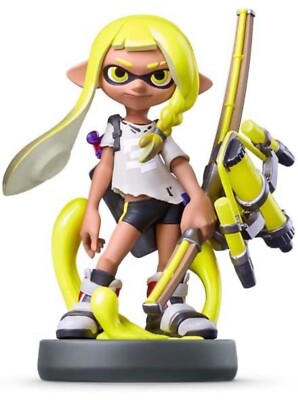 amiibo ガール イカ ボーイ splatoon Amazon.com: Nintendo amiibo - Inkling Girl (Neon Pink) (Splatoon