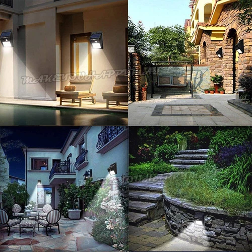 4PCS 20 LED Solar Powered PIR Motion Sensor Light Garden Outdoor Security Lights - Picture 10 of 10