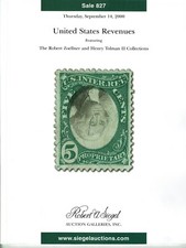 Siegel 2000 US Revenues of Zoellner and Tolman II - softcover 70 pages