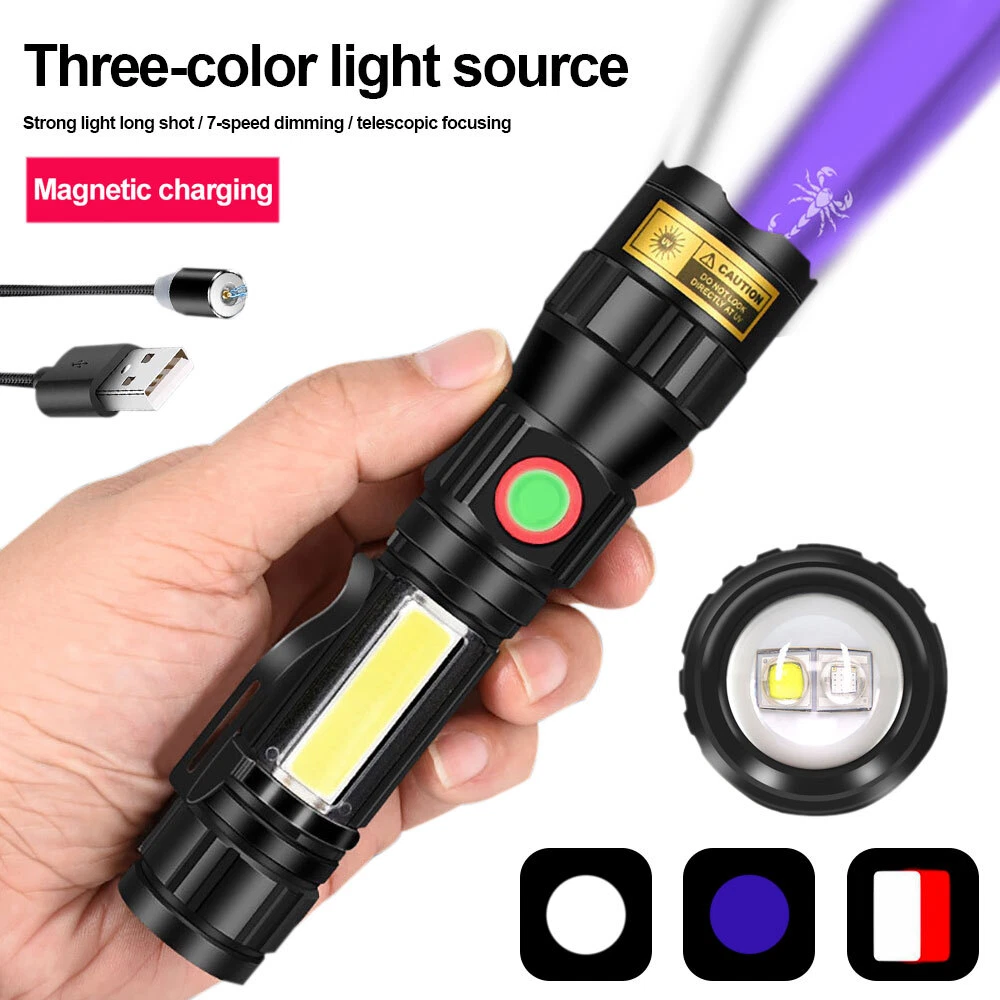 Uv light rechargeable outlet