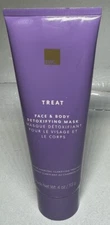 EWC Treat Face & Body Detoxifying Mask 4oz/113g Full Size NEW SEALED No Box