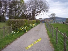 Photo 6x4 High Moor farmstead Calder Vale Bleasdale Moors in background c2012