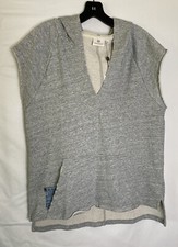 NWT AG ADRIANO GOLDSCHMIED Gray Hoodie Top Tee Sz M 138