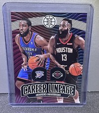 James Harden 2019-20 Panini Illusions Basketball Career Lineage Insert Card #1 