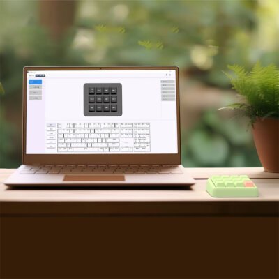 12 Keys Macro Keypad Wired Programmable Gaming Keyboard Mini One Handed Keyboard
