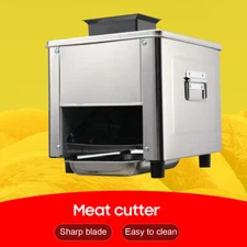 Electric Meat Cutter 110V Desktop Meat Slicer Shredding Machine 3.5mm Blade 850W