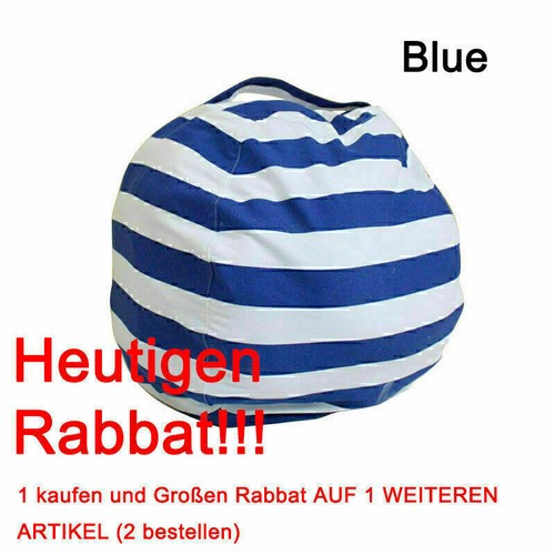 Kuscheltiere Aufbewahrung Aufbewahrungstasche Sitzsack Sitzkissen Kinder Soft A - Bild 13 von 13