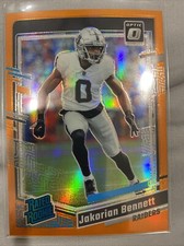 2023 Donruss Optic #259 Jakorian Bennett Orange Prizm RC /249 Rated Rookie🔥🏈💎
