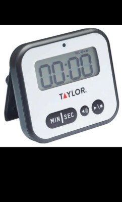 Taylor Pro super laute digitale Zeitschaltuhr mit Lichtalarm