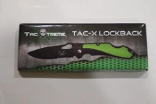 TAC Xtreme TAC-X Lockback Folding Stainless Knife - 3.75" Closed - Open 6.5"