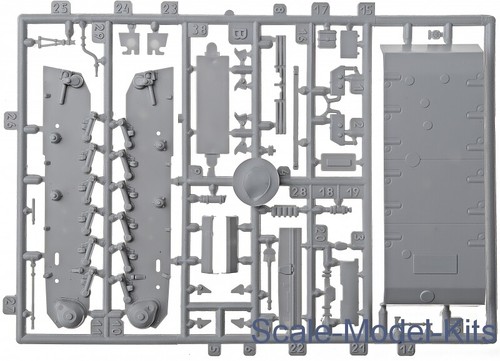 Kit maquette plastique Bergepanzer échelle III WW II UM 287 échelle 1/72 Unimodel 287 - Photo 5/12