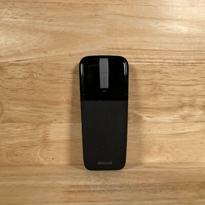Microsoft ?RVF-00052 Black Portable & Storable Bow-Shaped Touch Mouse For Parts