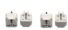 3 Pin US Plug Adapter - Grounded Universal Plug Adapter - Includes Qty 4