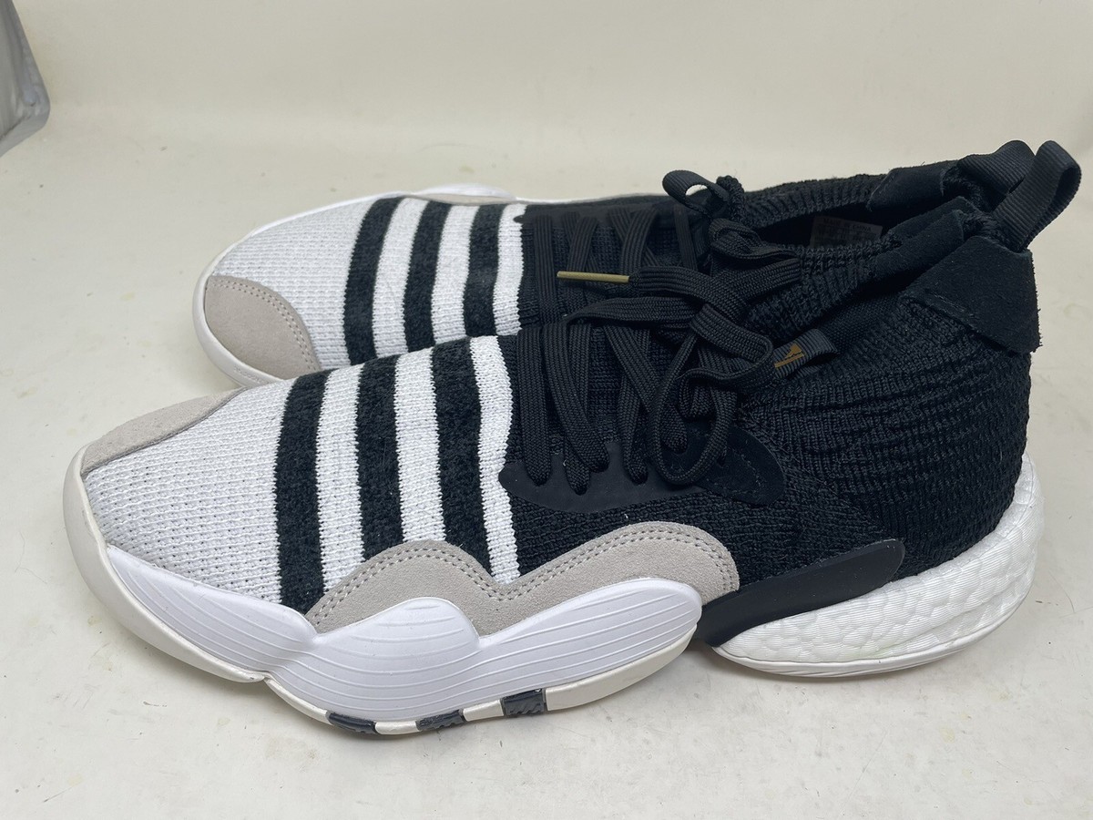 adidas Trae Young 2.0 Basketball Shoes Black White Mens Size 11 | eBay