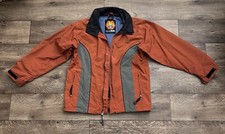 Backhill Shell Snowboard Ski Jacket Orange Kids Size XL
