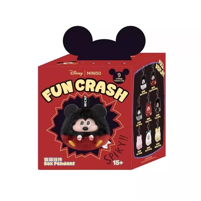 MINISO Disney Mickey Fun Crash Series Blind Box Pendant Figure Hot