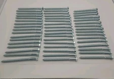 50 pk Hex Head 3/8 x 5" Lag Bolts/Screws Zinc