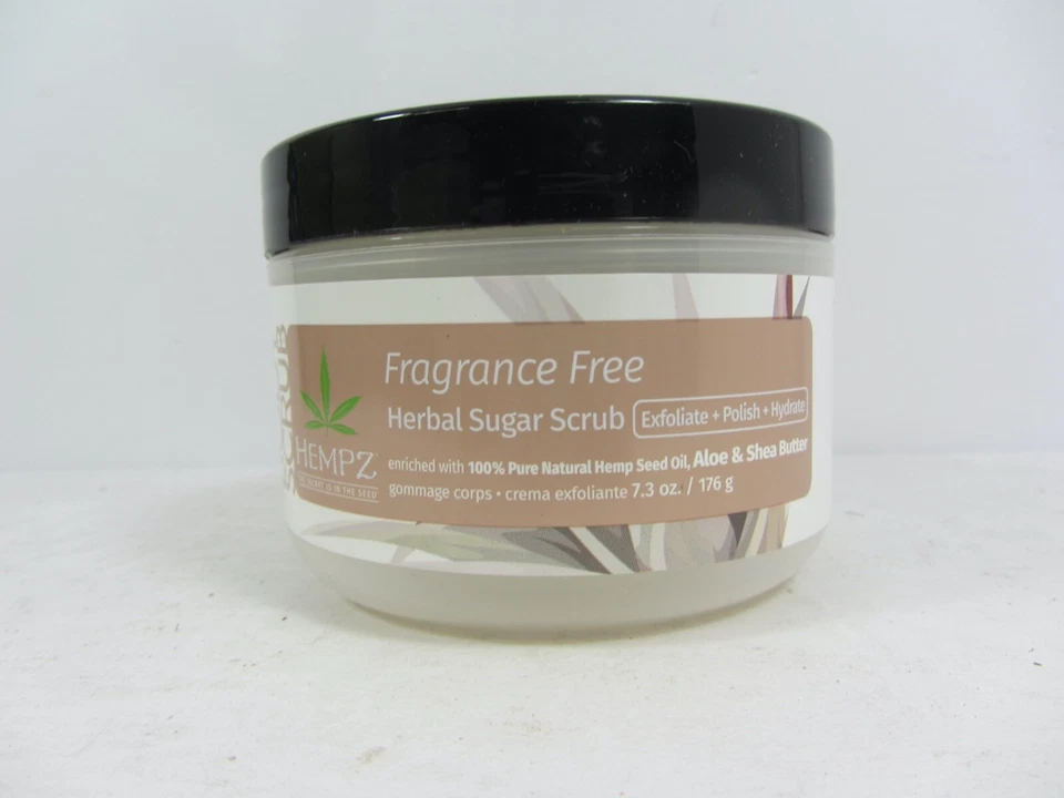HEMPZ FRAGRANCE FREE LUXURIOUS SHEA SUGAR BODY SCRUB