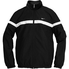 Nike Men's Classic Sptcasl Charcoal White Zip-Up Long Sleeve Jacket 404501-060