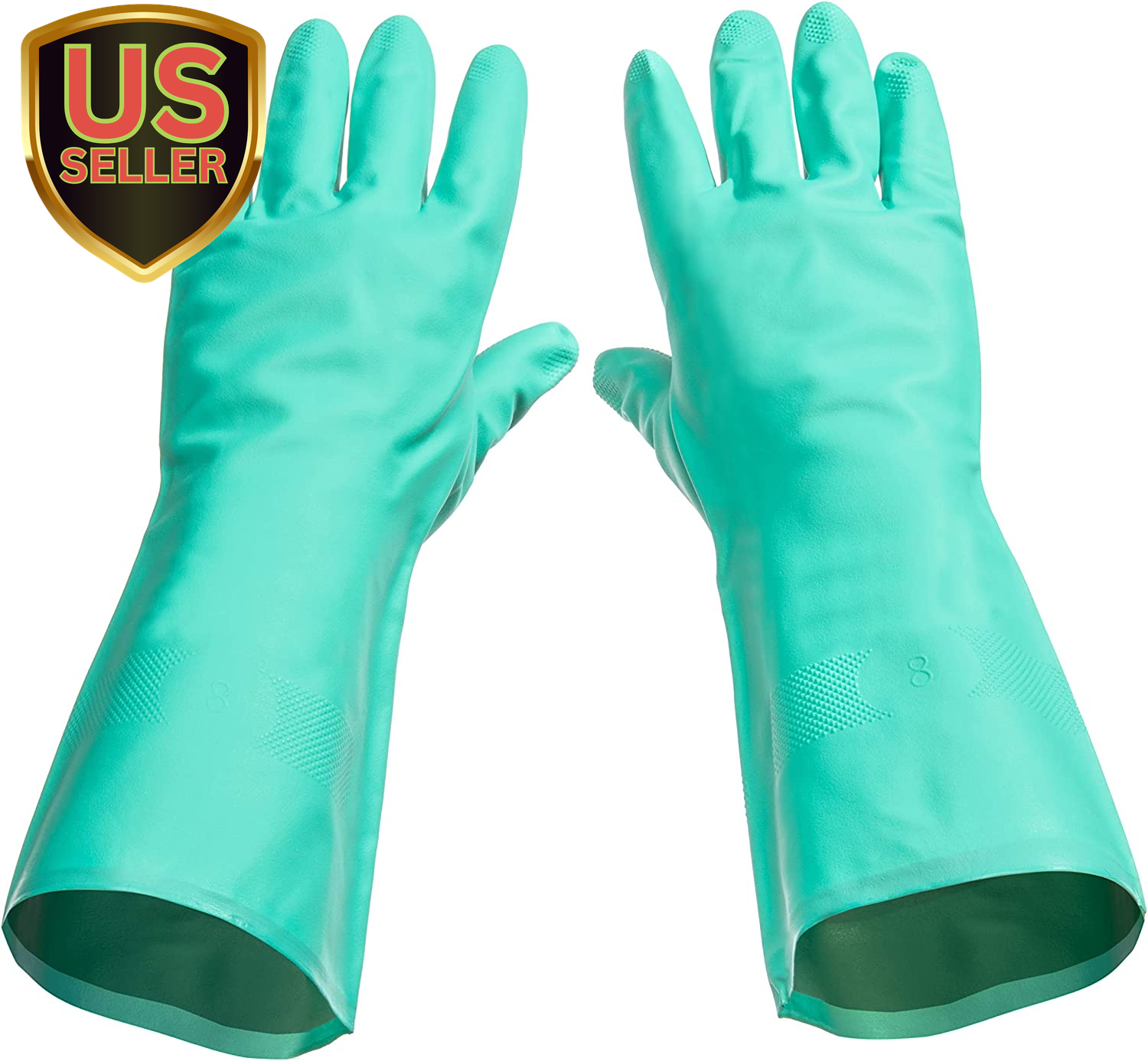 Best Nitrile Rubber Cleaning, Household, Dishwashing Gloves, Latex Free, Viny...