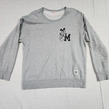 UT UNIQLO Disney Mickey Mouse Football Sweater Mens XL Long Sleeve Crew Neck