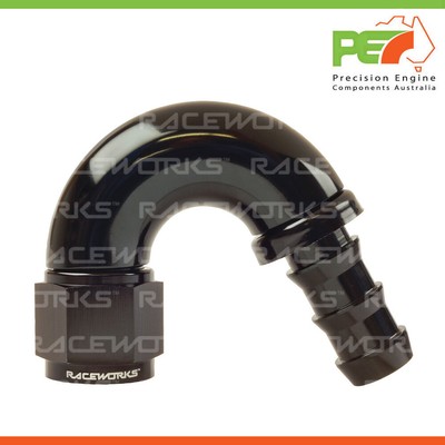 New * RACEWORKS * PUSH LOK HOSE FITTING AN-10 150 Deg
