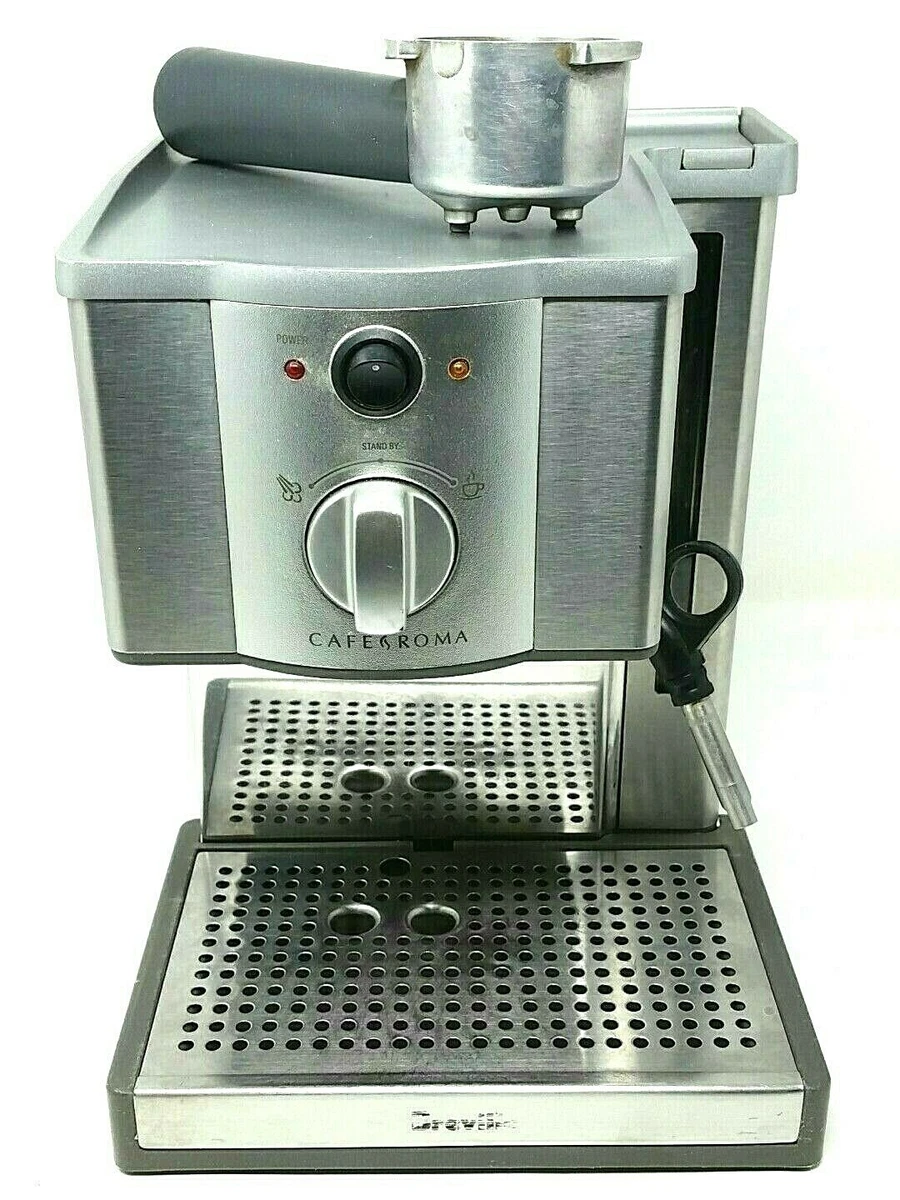 Breville ESP8XL Cafe Roma Stainless Espresso Maker Cappuccino Parts Or Service