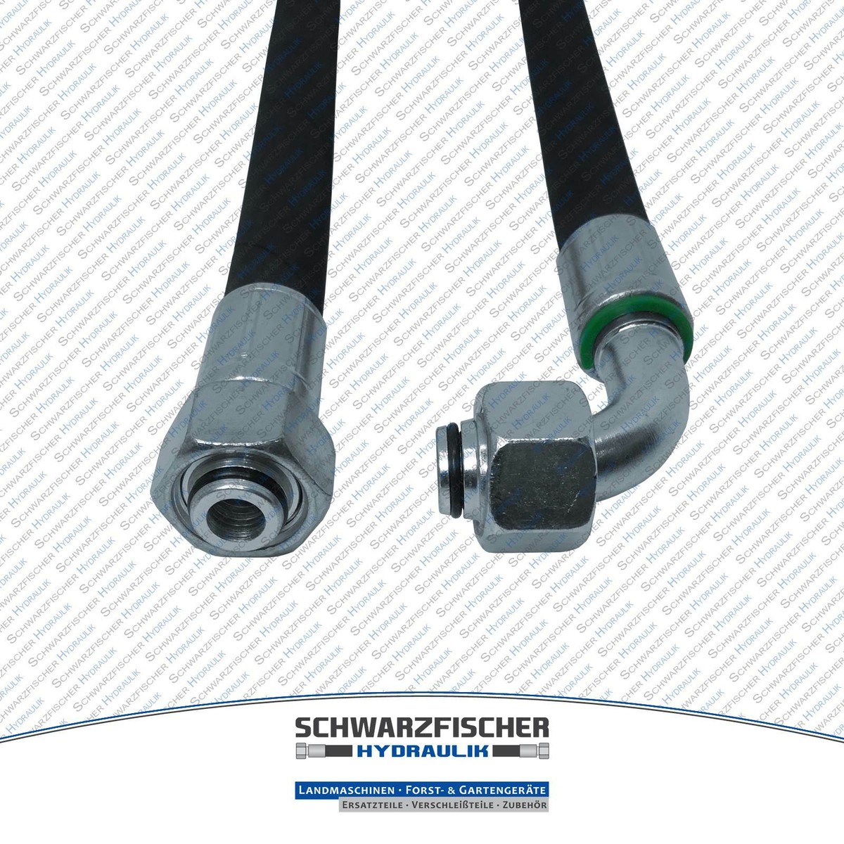 Hydraulikschlauch 2SN DN10 – 2800 Mm, M18x1,5, DKOL45/DKOL90, 330 Bar, Individuell Konfigurierbar