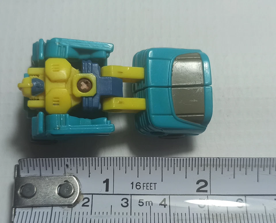 HASBRO VTG 1989 TRANSFORMERS G1 MICROMASTERS SPORTS CAR PATROL HYPERDRIVE ROBOT - Image 3 of 4