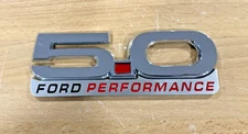 2015-2022 Mustang GT 5.0 Ford Performance Billet Fender Emblem (2)